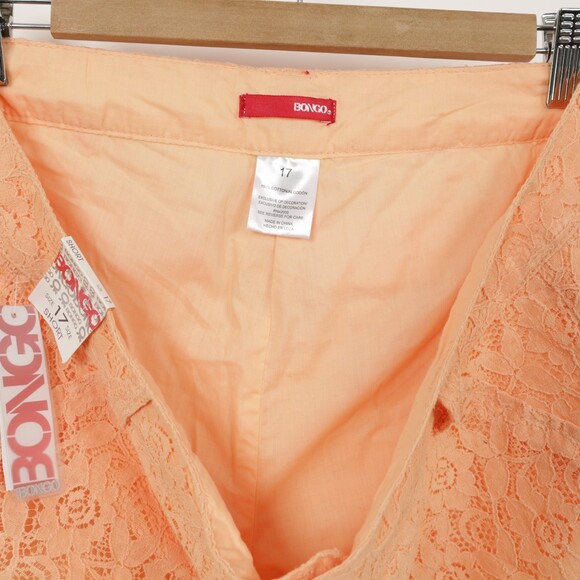 NWT Vintage 70s 80s Bongo Lace Shorts size 17 - Picture 10 of 10